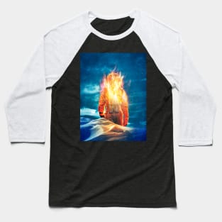 Burning Out Baseball T-Shirt